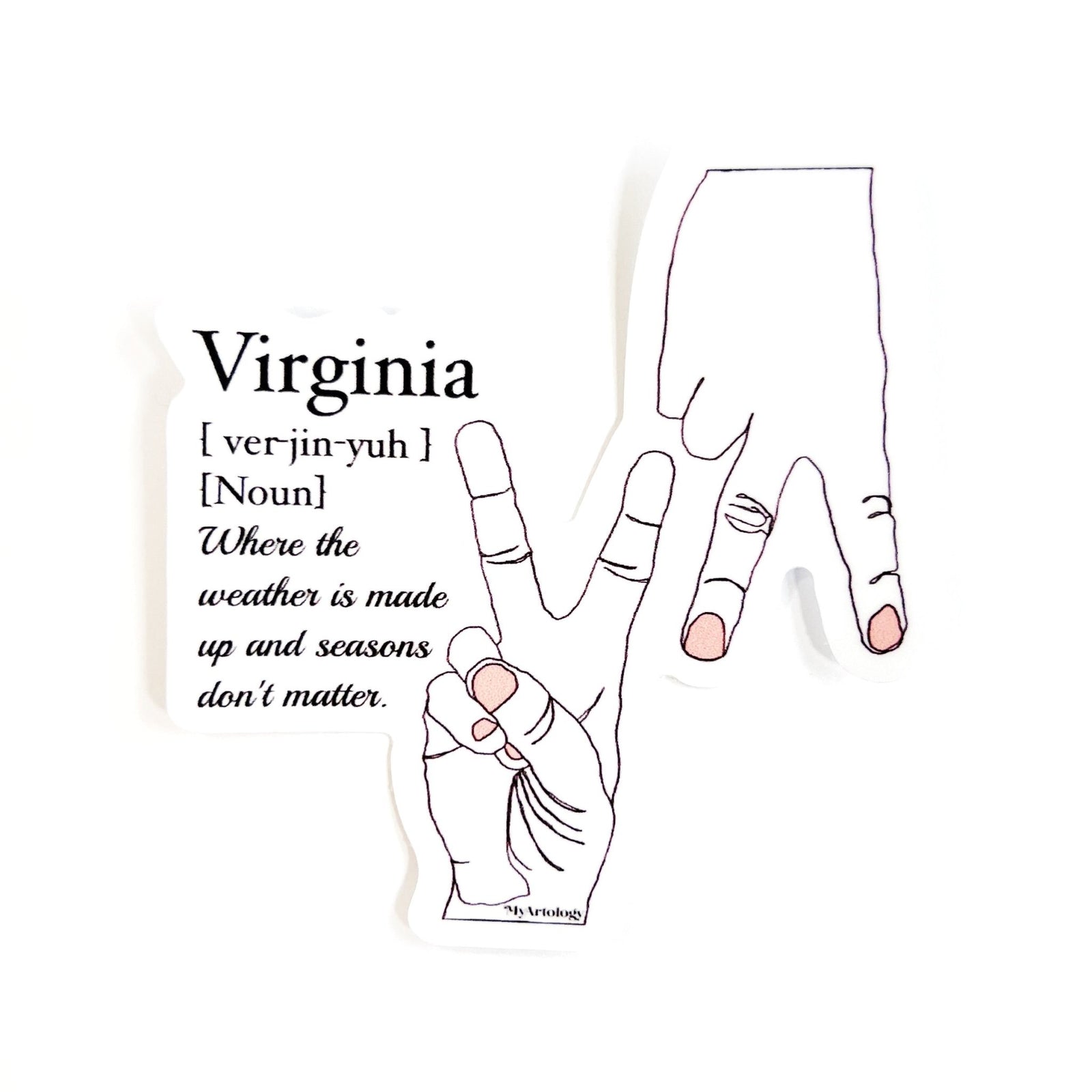 Sticker - Urban Dictionary - Virginia - Gift & Gather
