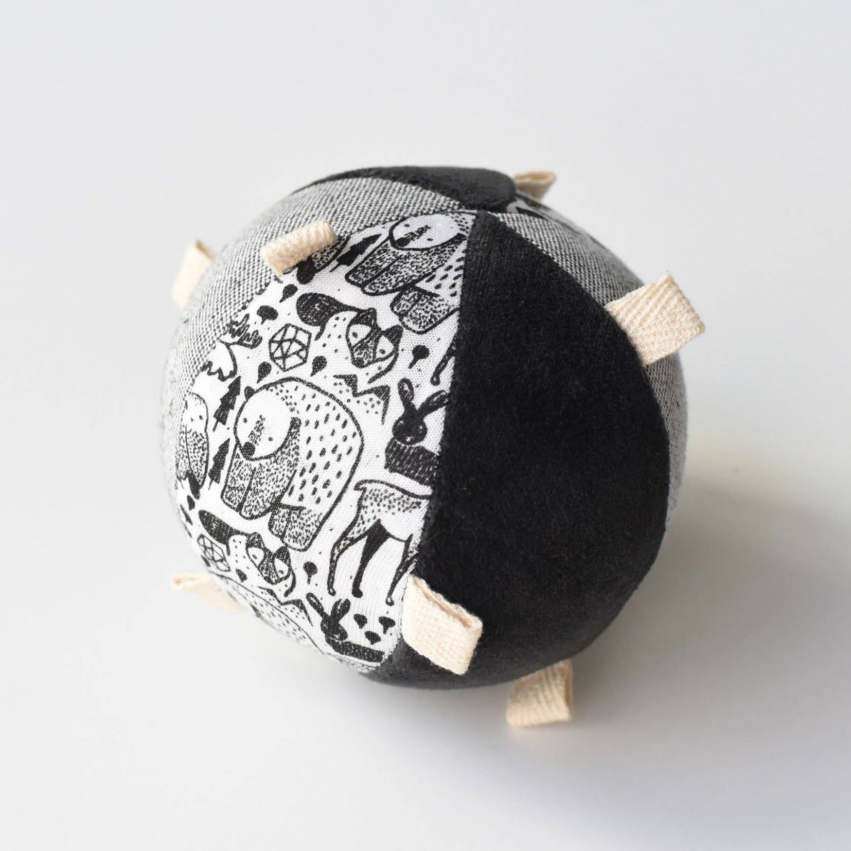 Taggy Ball with Rattle - Nordic - Gift & Gather