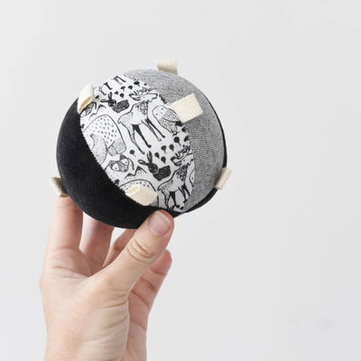 Taggy Ball with Rattle - Nordic - Gift & Gather