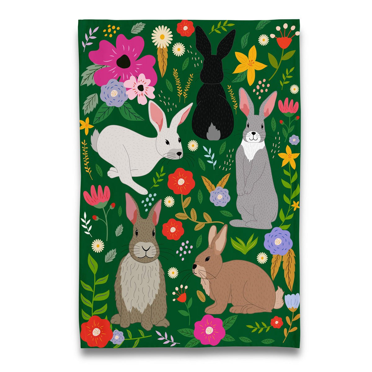 Tea Towel - All Things Bunny - Gift & Gather