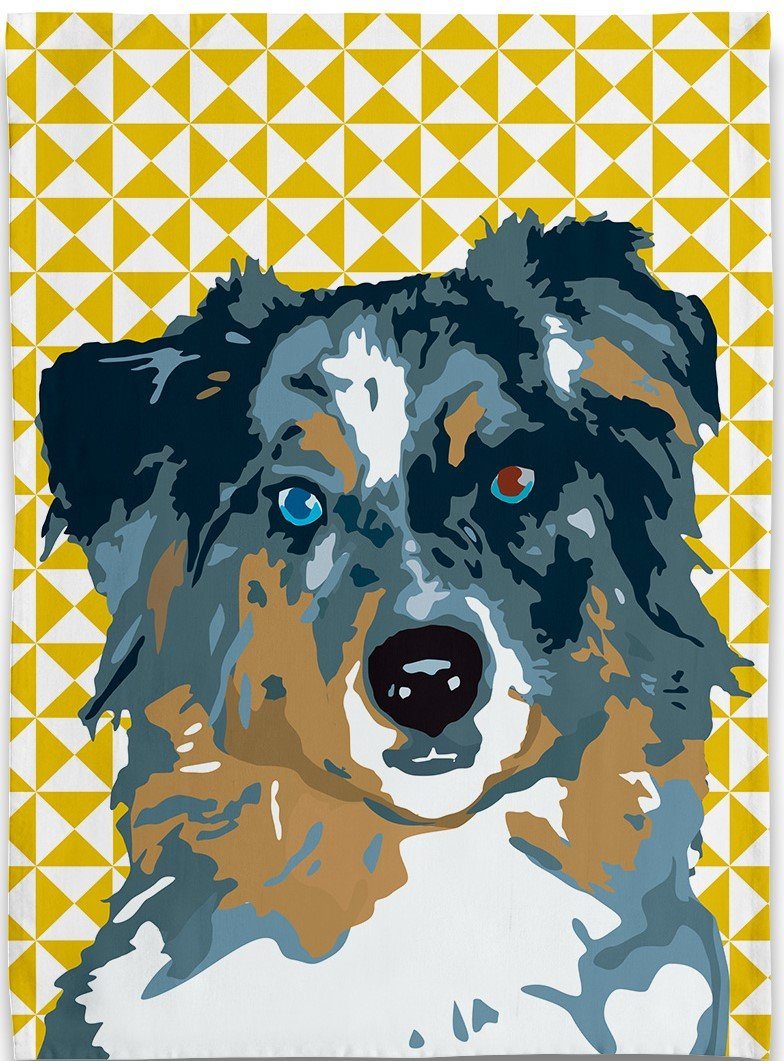 Tea Towel - Australian Shepherd - Gift & Gather