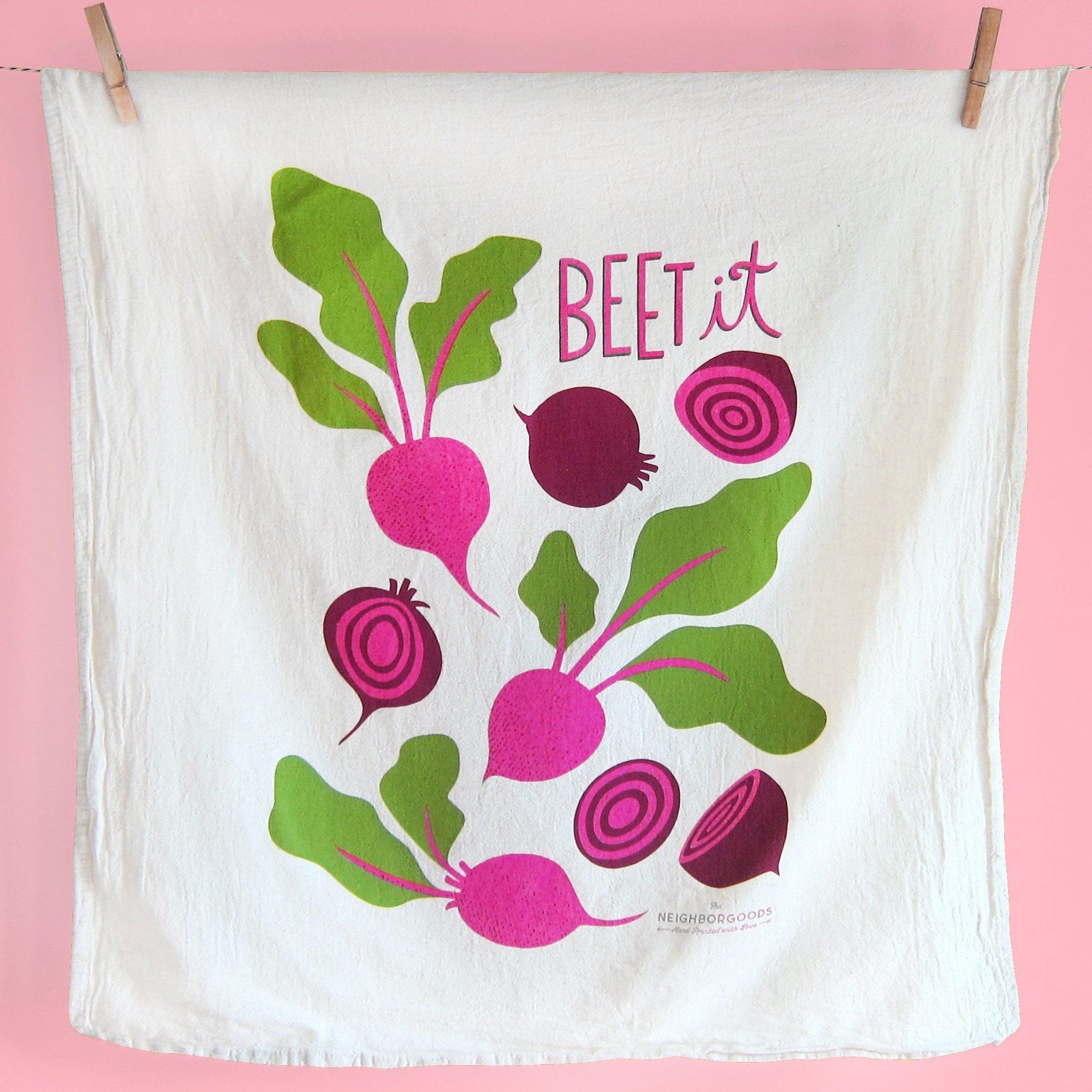 Tea Towel - Beet It Towel - Gift & Gather