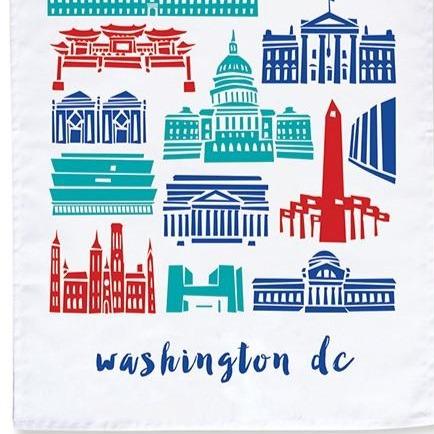 Tea Towel - DC architecture - Gift & Gather