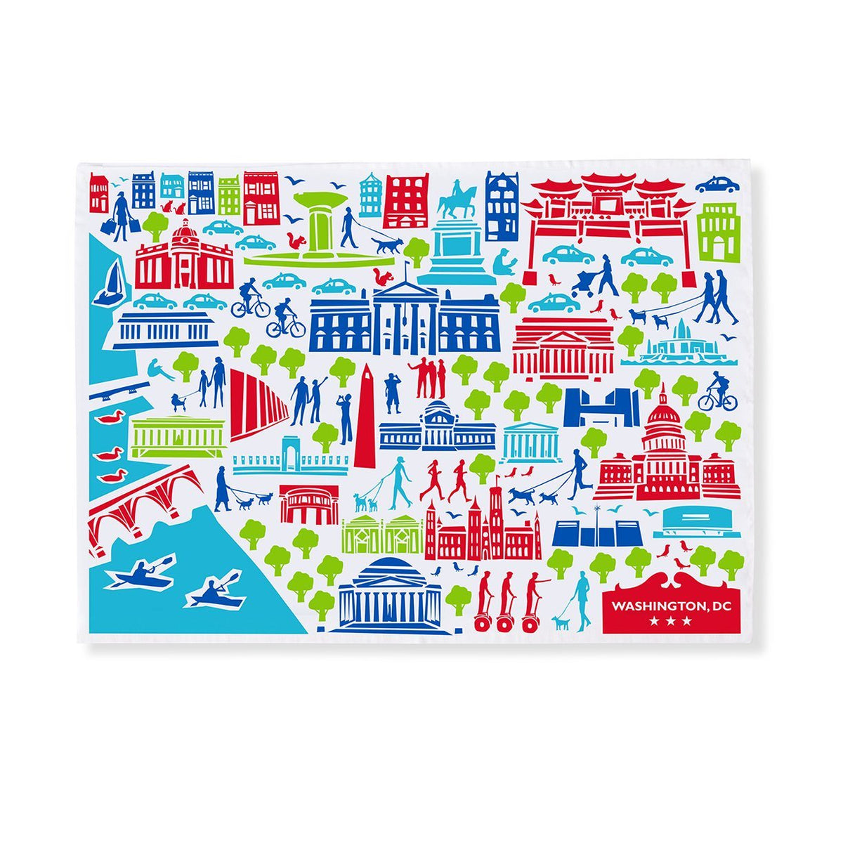 Tea Towel - DC by Day - Gift & Gather