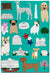 Tea Towel - DC Dogs - Gift & Gather