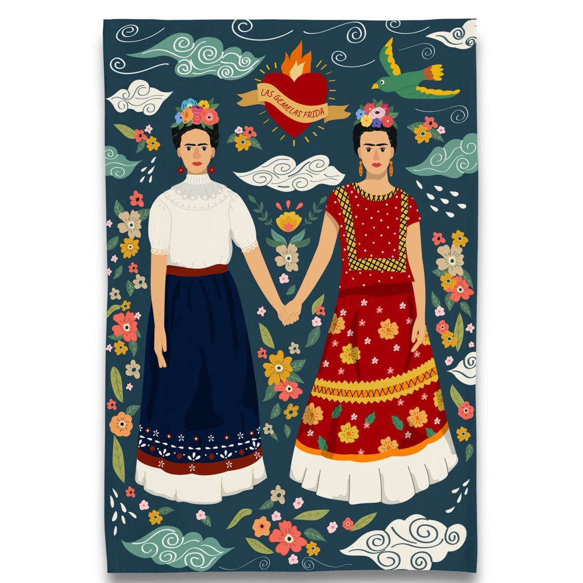 Tea Towel - Frida Twins - Gift & Gather