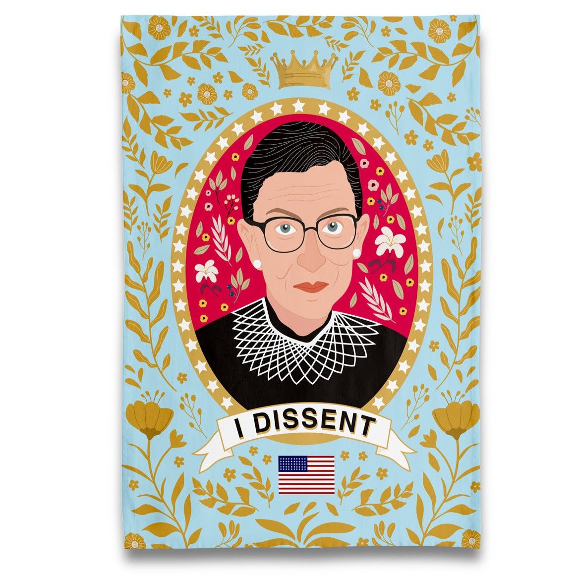 Tea Towel - RBG I Dissent - Gift & Gather