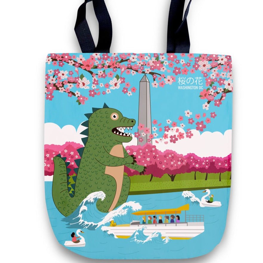 Tote Bag - Cherry Blossom Monster - Gift & Gather