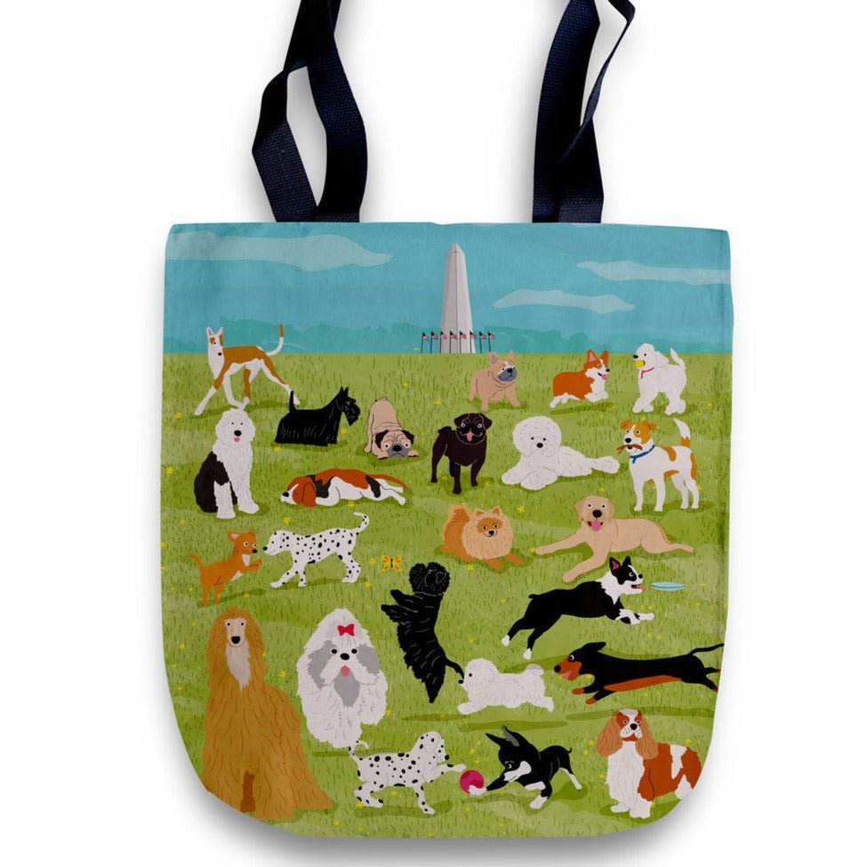 Tote Bag - Dogs At The National Mall - Gift & Gather