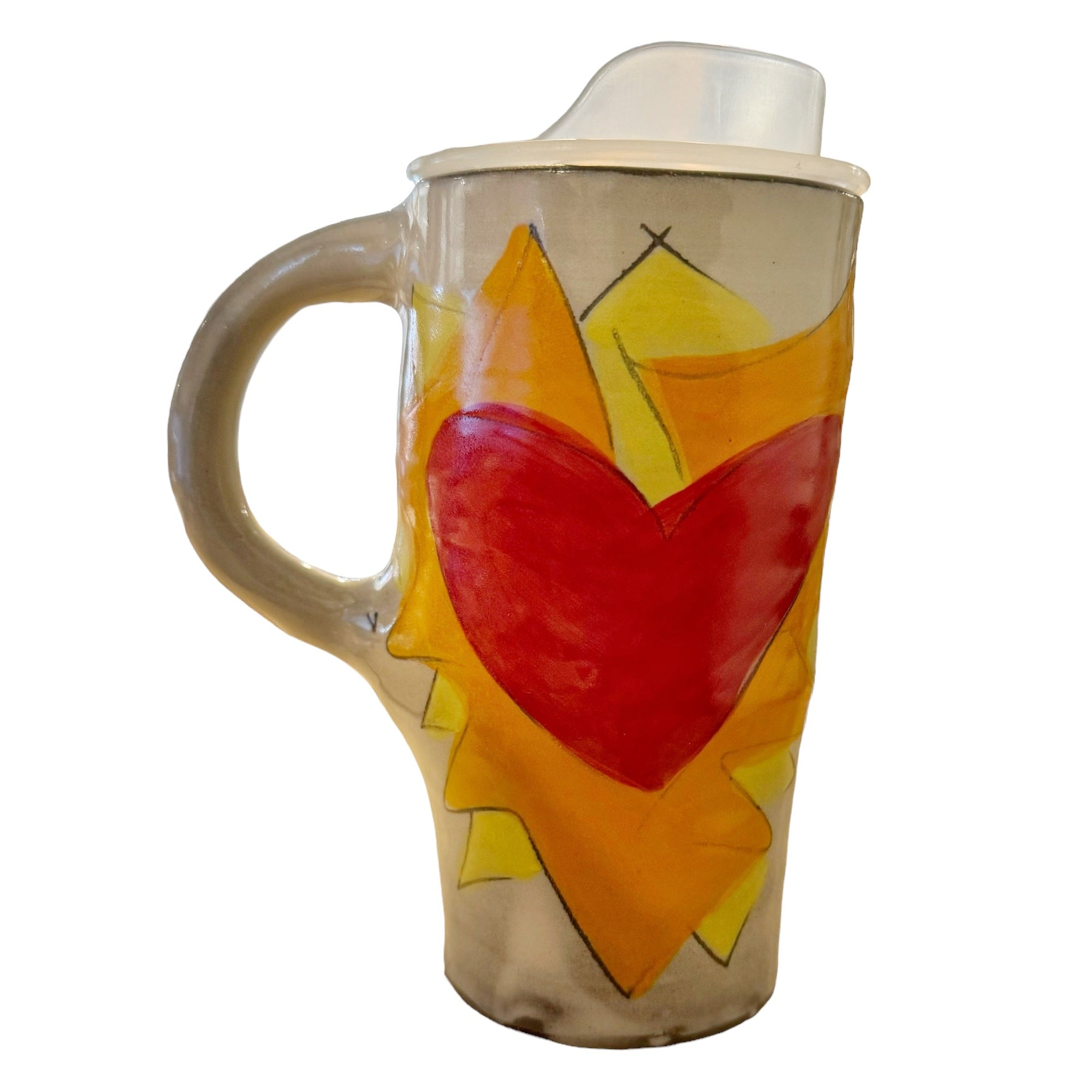Travel Mug - Flaming Heart - Gift & Gather