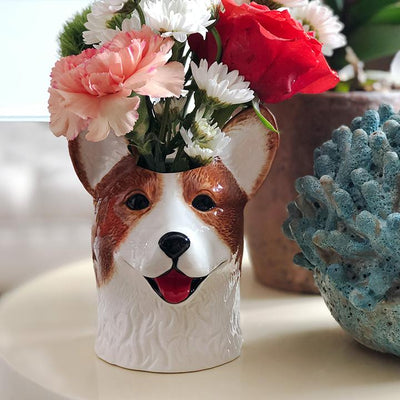 Vase/Pencil Holder - Corgi - Gift & Gather