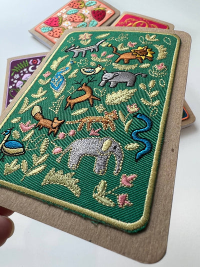Wildlife Embroidery Pocket Notebook - Gift & Gather