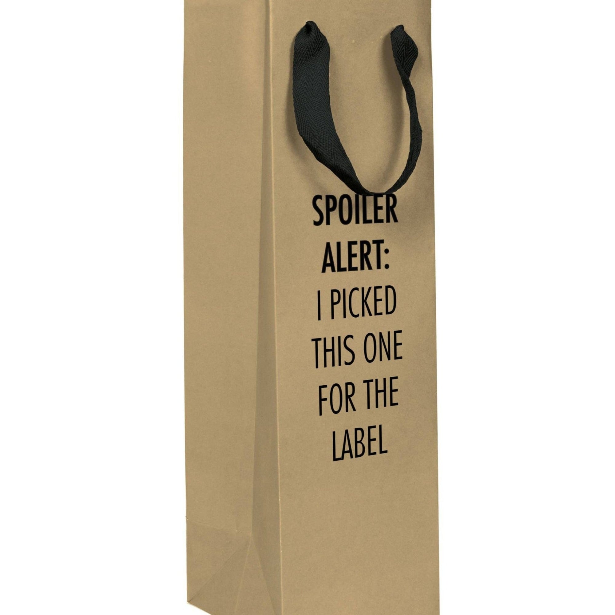 Wine Bag - Spoiler Alert - Gift & Gather