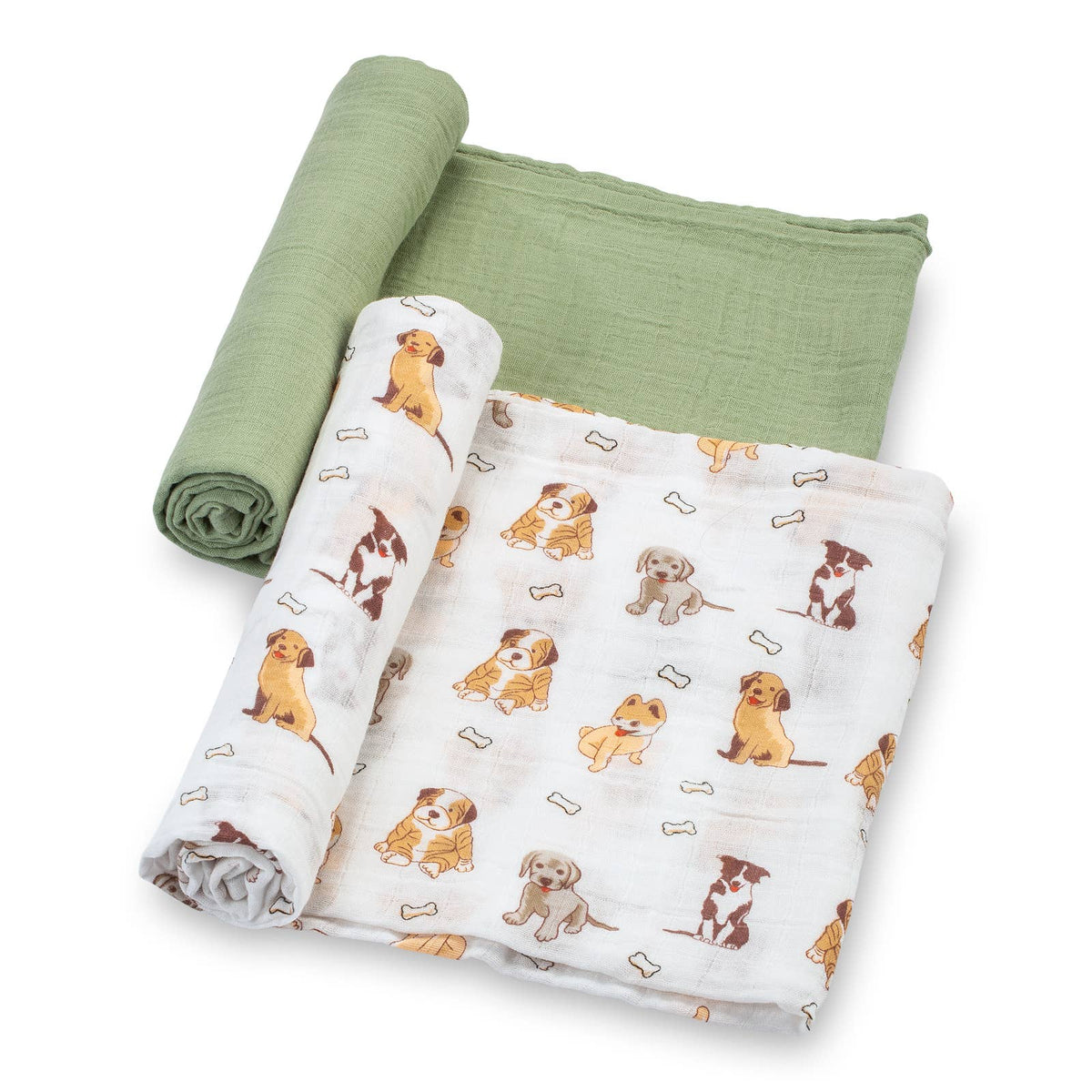 Woof Woof - Baby Swaddle Blanket Set - Gift & Gather