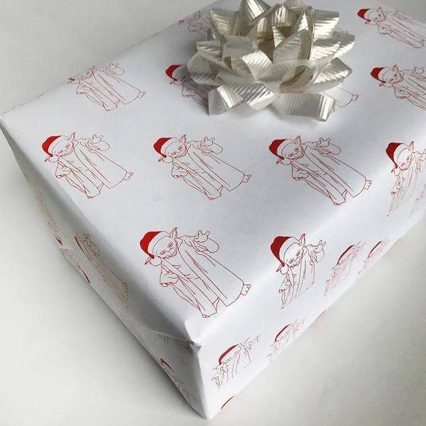 Wrapping Paper - 3 Sheets - Christmas It Is - Gift & Gather
